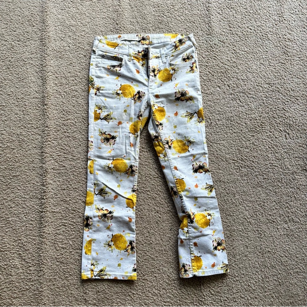 Anthropologie lemon pants